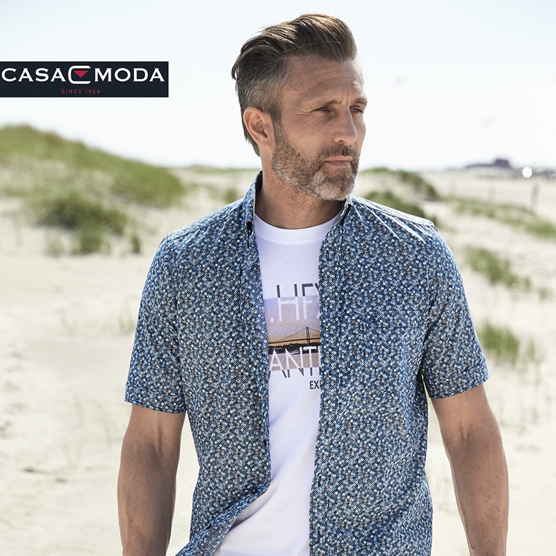 Patterned Casual Shirt - O'Briens Menswear